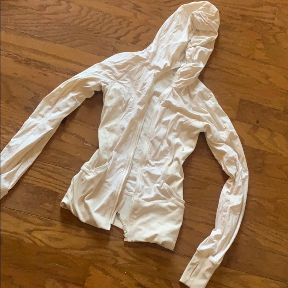 Lululemon Light Cream Jacket Size 4 reversible
